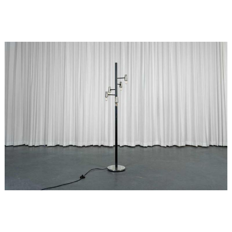 5-light vintage floor lamp, ca 1970