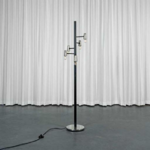 5-light vintage floor lamp, ca 1970
