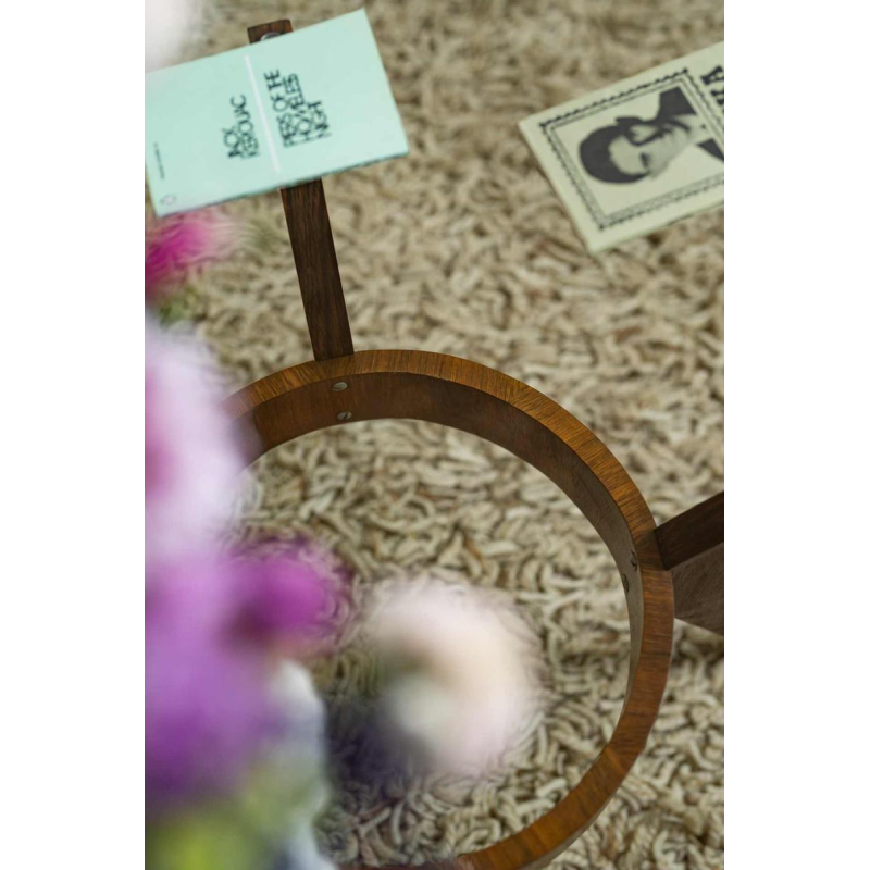 Mid Century ronde salontafel met spinnenpoten, ca 1950