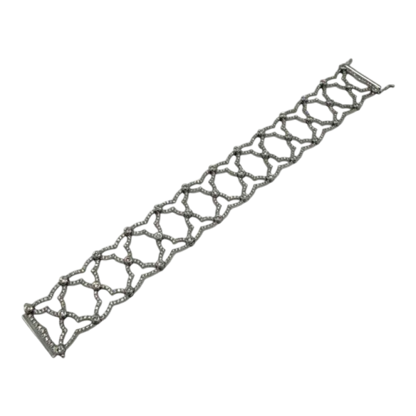 Théo Fennell bracelet in 18-carat white gold set with diamonds