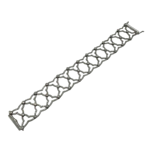 Théo Fennell bracelet in 18-carat white gold set with diamonds