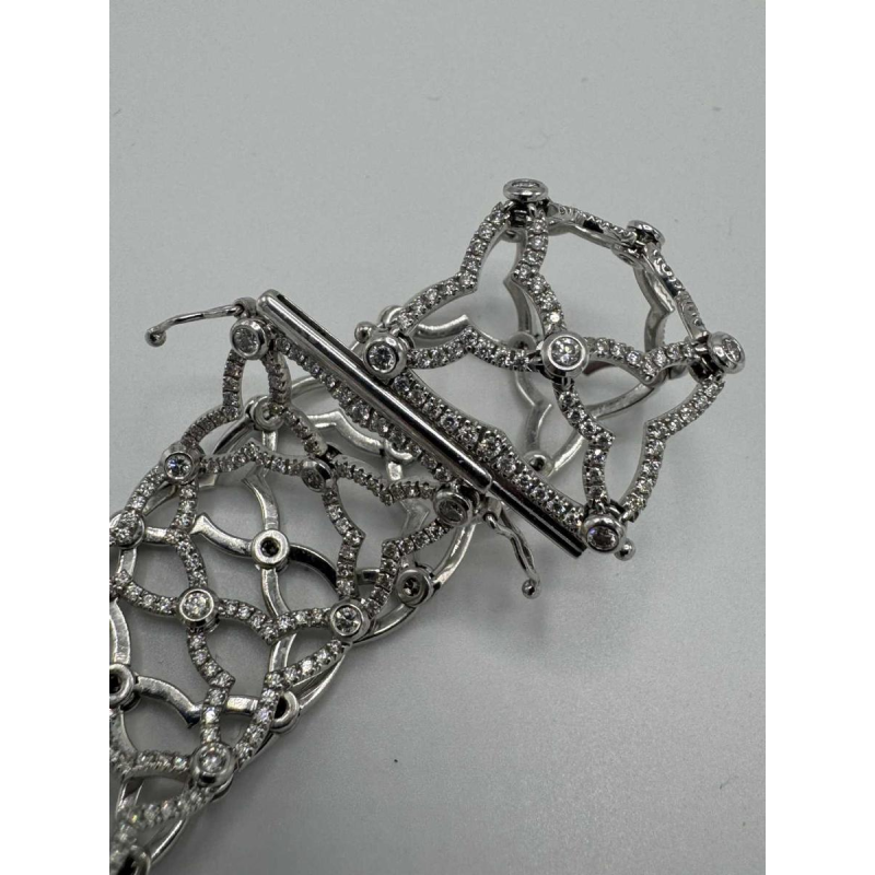 Théo Fennell bracelet in 18-carat white gold set with diamonds