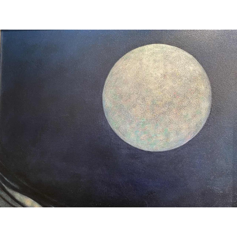 Jacques CHAIDRON (1938-) "Maan" olieverf op paneel 80x70 cm