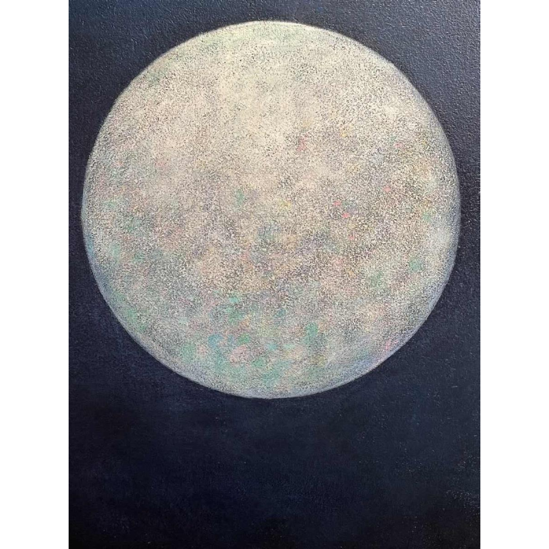 Jacques CHAIDRON (1938-) "Maan" olieverf op paneel 80x70 cm