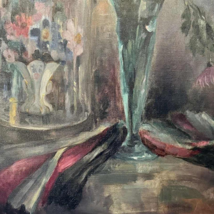 Louise GOBERT (1903-1986): bouquets de fleurs peinture