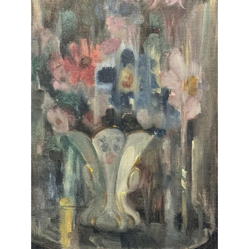 Louise GOBERT (1903-1986): boeketten met schilderijen