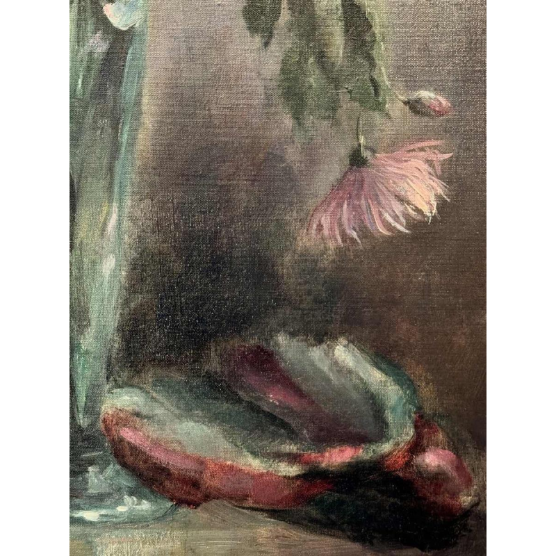 Louise GOBERT (1903-1986): bouquets of flowers painting