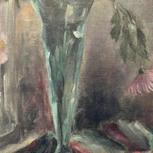 Louise GOBERT (1903-1986): bouquets of flowers painting