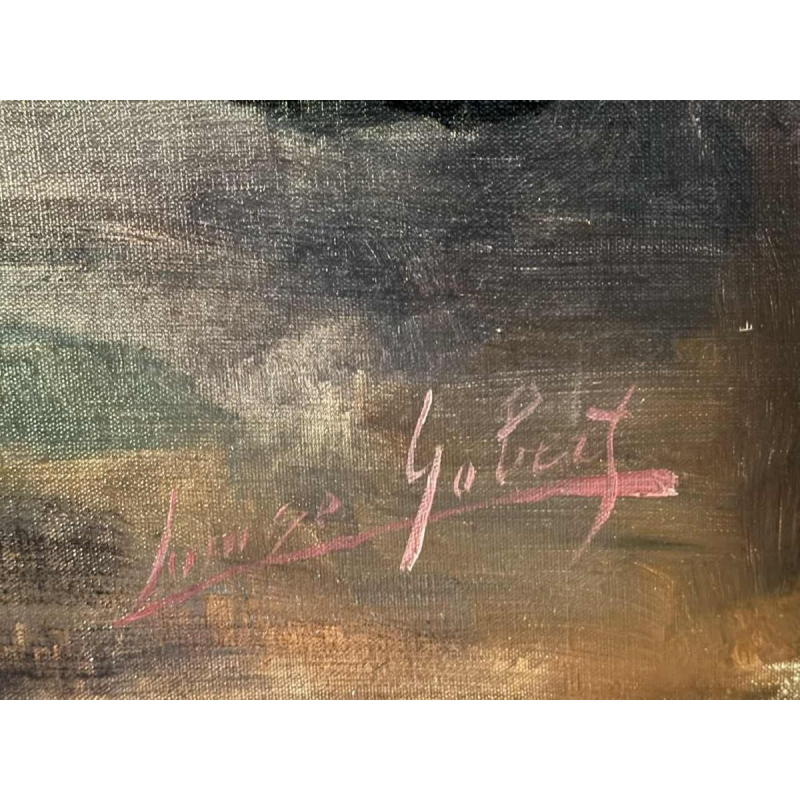 Louise GOBERT (1903-1986): boeketten met schilderijen