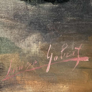 Louise GOBERT (1903-1986): boeketten met schilderijen