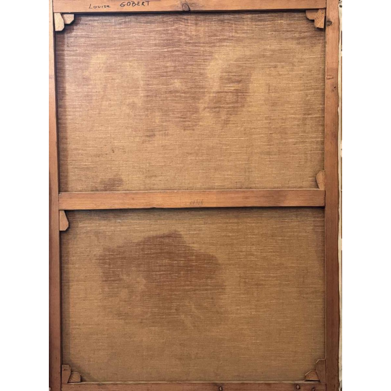 Louise GOBERT (1903-1986): bouquets de fleurs peinture