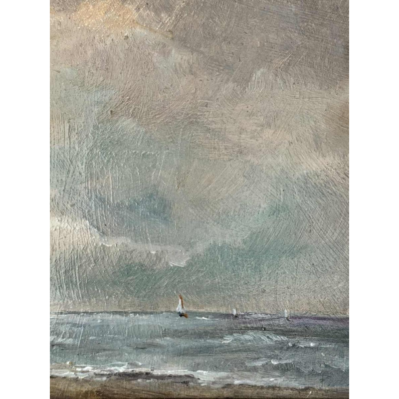 Prosper COLPAERT (1923-1990): Walk to the North Sea painting