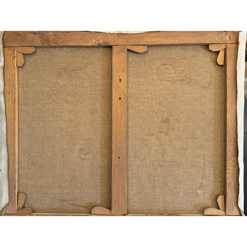 Fernand PONTHIER (1885-1952): "Farm in Ardenne » painting oil on canvas