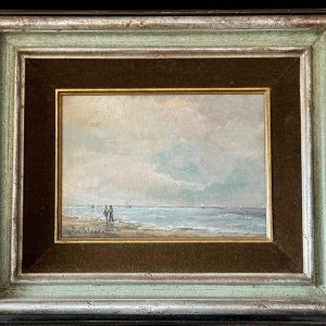 Prosper COLPAERT (1923-1990): Walk to the North Sea painting