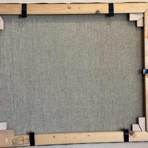 Milo DARDENNE : « Het rooien van de aardappelen » schilderij olie op doek