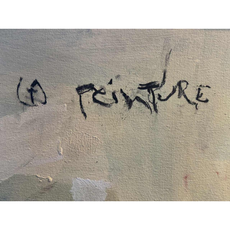 Pierre DEVREUX « The painting » oil on canvas