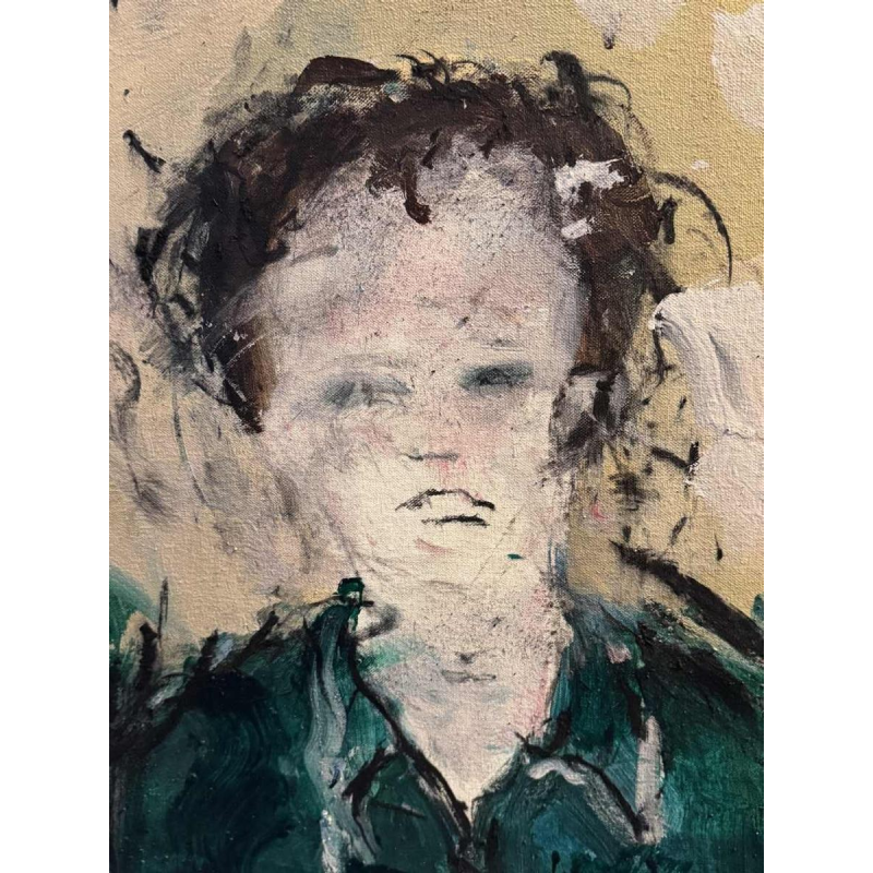 Pierre DEVREUX « The schilderij » olie op doek