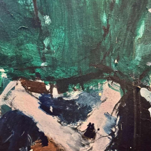 Pierre DEVREUX « La peinture » tableau huile sur toile