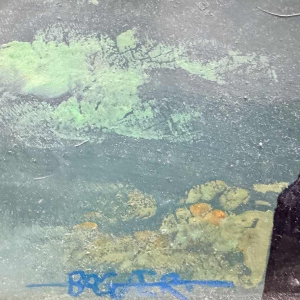 Gaston BOGAERT « Tempête» peinture huile sur panneau