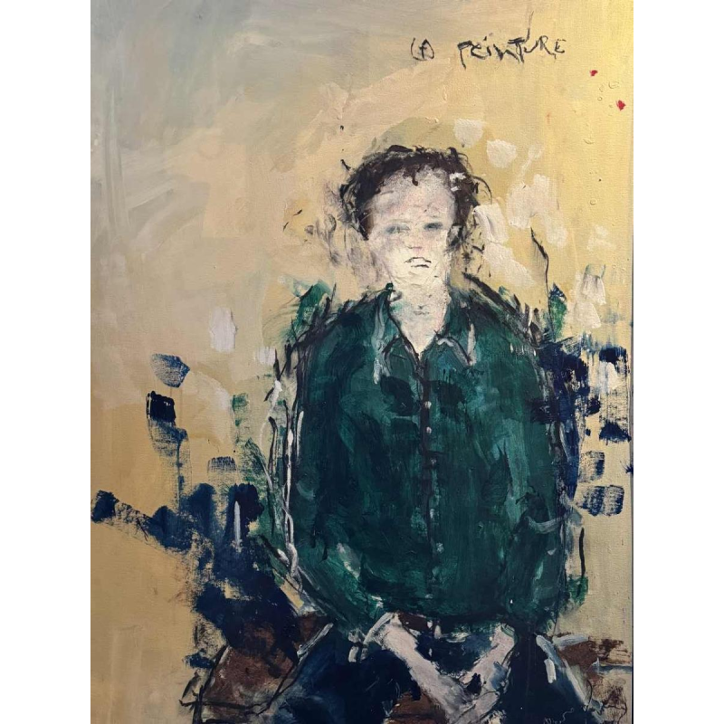 Pierre DEVREUX « The painting » oil on canvas