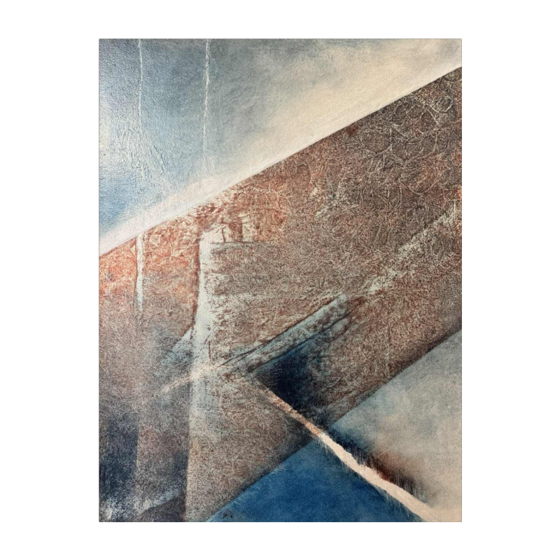 Michel Ciparisse « la transversale » peinture acrylique sur toile, 2003
