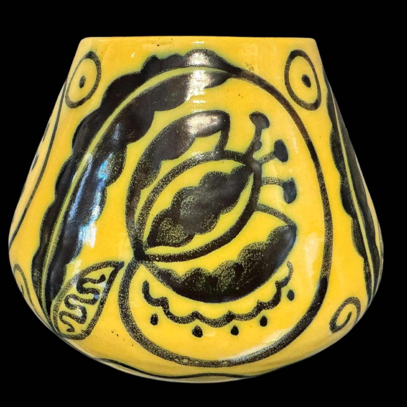 Louis RANDOUR for Saint-Ghislain, Art Deco stoneware vase, circa 1930