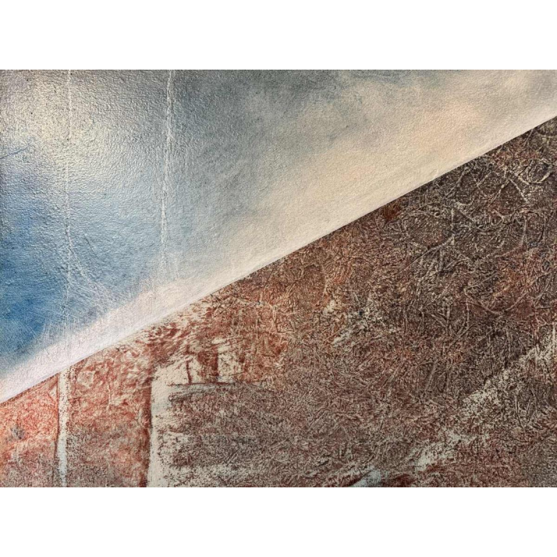 Michel Ciparisse « la transversale » peinture acrylique sur toile, 2003