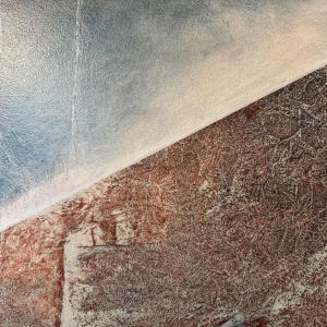 Michel Ciparisse “het oog” acrylschilderij, jaar 2003