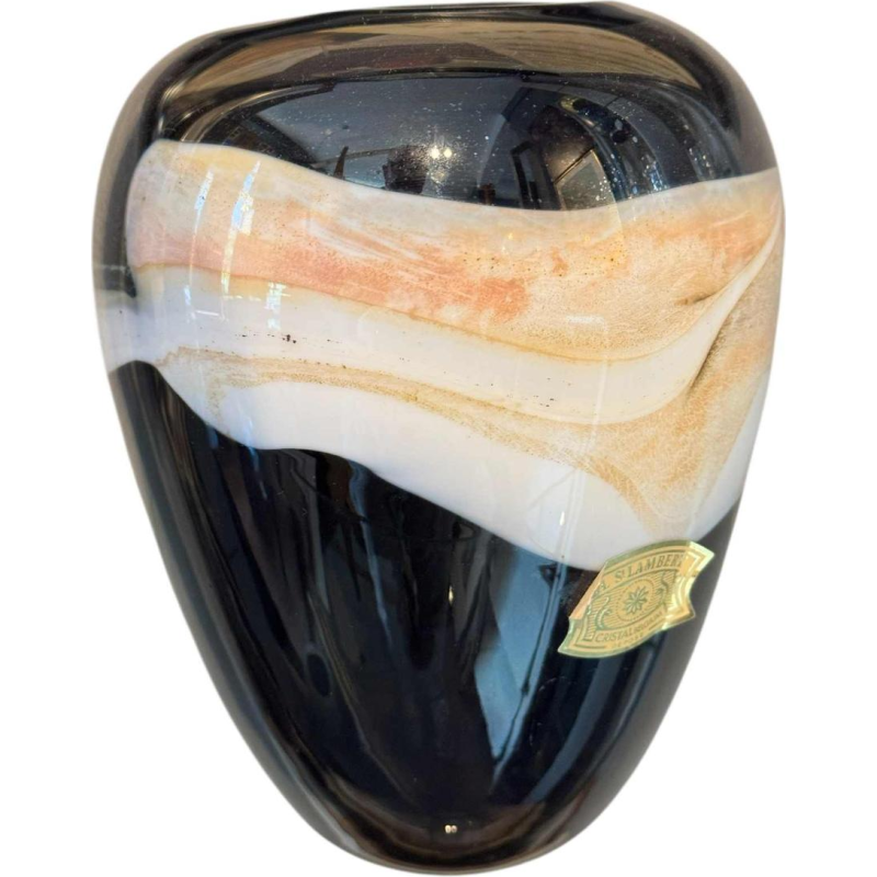 Alfred COLLARD pour Val-Saint-Lambert, vase en cristal