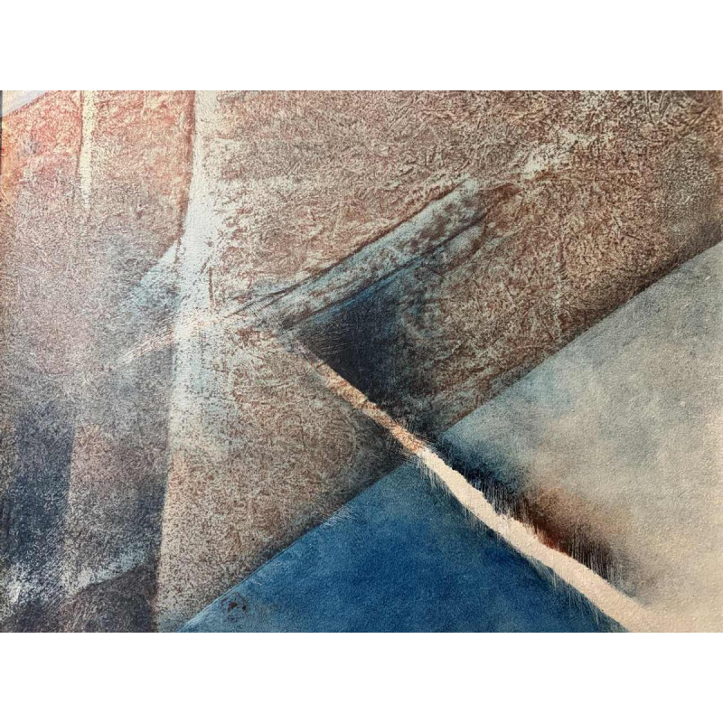 Michel Ciparisse “het oog” acrylschilderij, jaar 2003