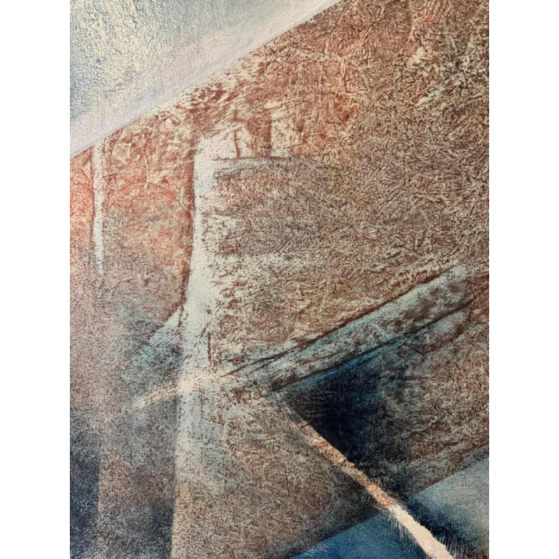 Michel Ciparisse “het oog” acrylschilderij, jaar 2003