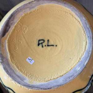 Louis RANDOUR for Saint-Ghislain, Art Deco stoneware vase, circa 1930