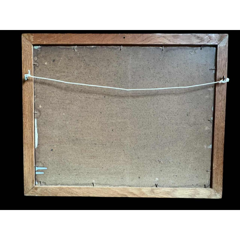 Henri BODART ‘Château on the banks of a river - the Meuse ?’ painting oil on canvas