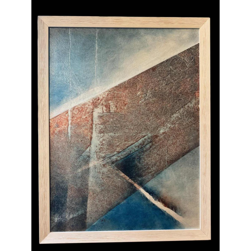 Michel Ciparisse « la transversale » peinture acrylique sur toile, 2003