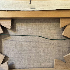 Marie-Louise BATARDY « La fenaison » peinture huile sur toile