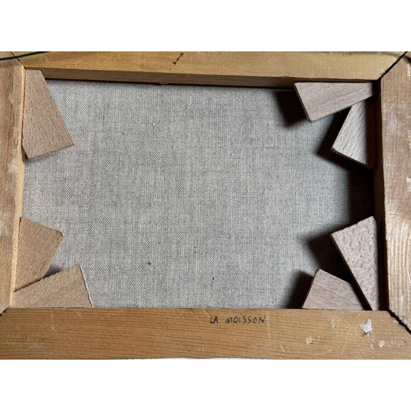 Marie-Louise BATARDY « De oogst » schilderij olie op doek