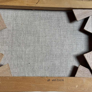 Marie-Louise BATARDY « The harvest » painting oil on canvas