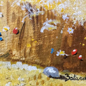 Marie-Louise BATARDY « De oogst » schilderij olie op doek