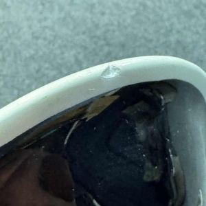 Guy TREVOUX (in Cornouaille) large ceramic dish with shellfish decoration