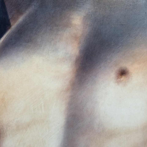 Nicolas BINSFELD « La belle endormie nue » peinture acrylique sur toile