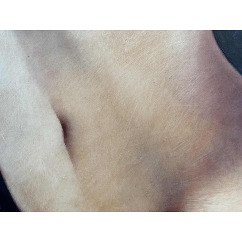 Nicolas BINSFELD « La belle endormie nue » peinture acrylique sur toile