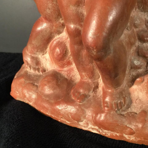 Joseph Witterwulghe "Overvloed & Putti", terracotta beeldhouwkunst Art Deco 1925