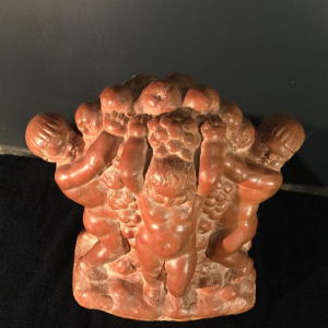 Joseph Witterwulghe " Abondance & Putti ", sculpture Art Deco terre cuite, 1925