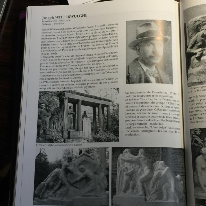 Joseph Witterwulghe "Overvloed & Putti", terracotta beeldhouwkunst Art Deco 1925