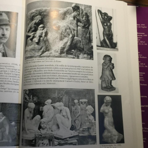 Joseph Witterwulghe " Abondance & Putti ", sculpture Art Deco terre cuite, 1925