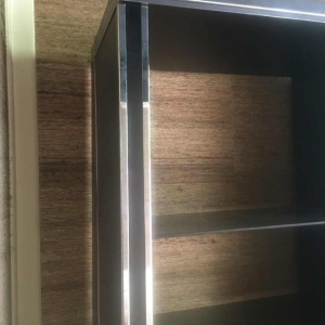 Willy Rizzo voor Mario Sabot, grote boekenplank plank backlit, 1970