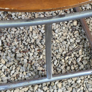 Modernist armchair in the style of Marcel Breuer, plywood, screwed steel tubes, 1930
