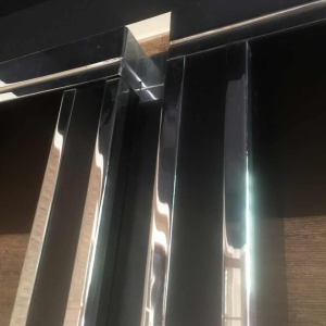 Willy Rizzo pour Mario Sabot, grande étagère bibliothèque rétroéclairée, 1970