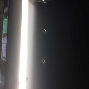 Willy Rizzo for Mario Sabot, large backlit bookshelf shelf, 1970