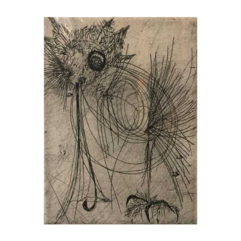 Anne Body " the fly fly ", engraving 3/10, circa 1965